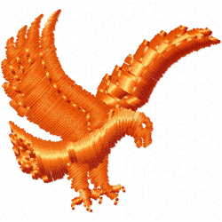 Eagle And Falcon Embroidery Design 12